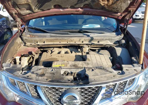 2012 Nissan Murano Sv z USA, uszkodzony, nr VIN JN8AZ1MU1CW103883